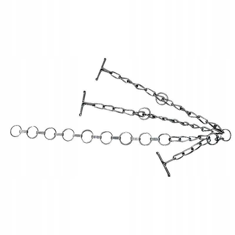Dviguba grandinėlė karvėms 650 1100mm 6mm