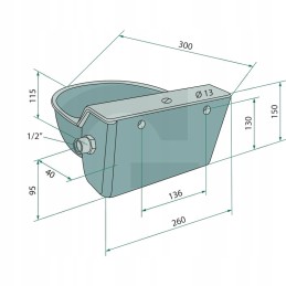 Suevia mod 130p laistytuvas su 1-2 žvaigždučių jungtimi
