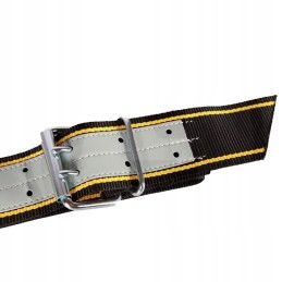 Horizontinis kaklo dirželis nailono geltonai juodas 1700x70