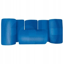 Horizontiniai mėlyni tvarsčiai 10cm x 4m lengvai uždedami