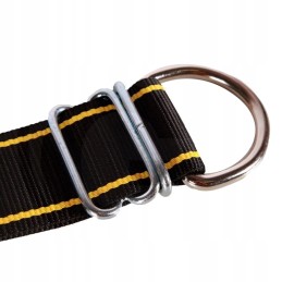 Horizontinis kaklo dirželis nailono geltonai juodas 1700x70