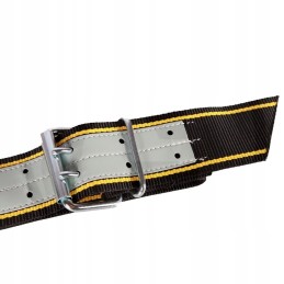 Horizontinis kaklo dirželis nailono geltonai juodas 1700x70