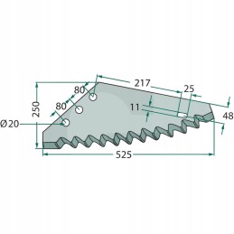 Peilis grūdintas 6 mm sukepintu karbidu