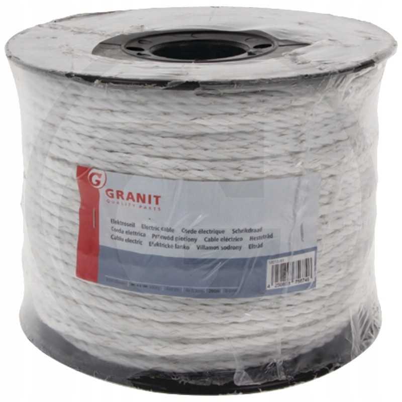 Pintas kabelis, baltas 200 6mm, 6 apkrovos laidai