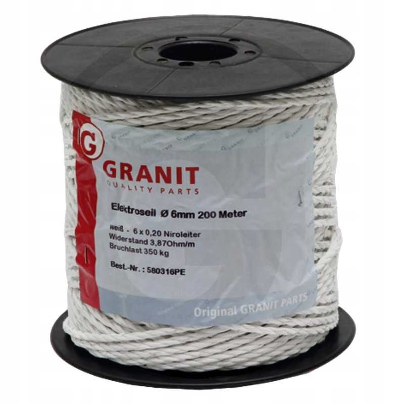 Pintas kabelis, baltas 500 6mm PE 3 87 omų, 6 laidai