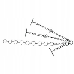 Dviguba grandinėlė karvėms 650 1100mm 6mm