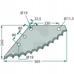Peilis silosui pjauti ir tirštam pašarui tiekti
