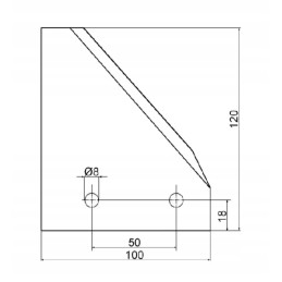Kramp padengtas peilis