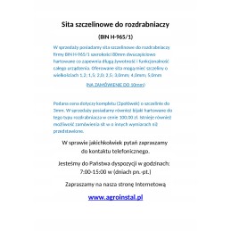 Plyšinis sietas, sietai, smulkintuvas, agro montavimas