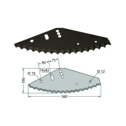 Mayer Siloking Sano pašarų vagono ašmenys 1050254
