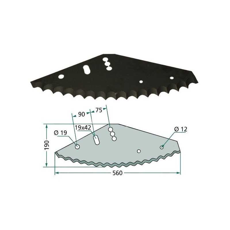 Mayer Siloking Sano pašarų vagono ašmenys 1050254