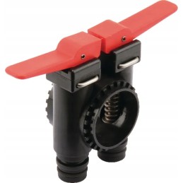 Raudonas dvigubas vožtuvas