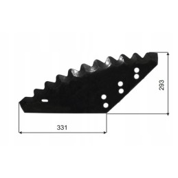 Storti pašarų vagono peilis 168000401 storti frasto wal