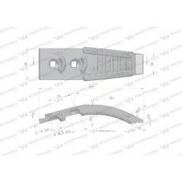 Vienetinis noragas naudojamas Horsch Terrano su įvadu