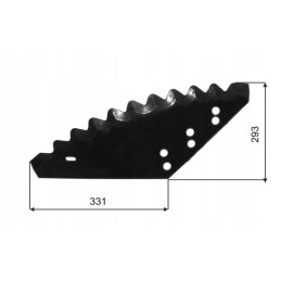 Storti pašarų vagono peilis 168000401 storti frasto wal