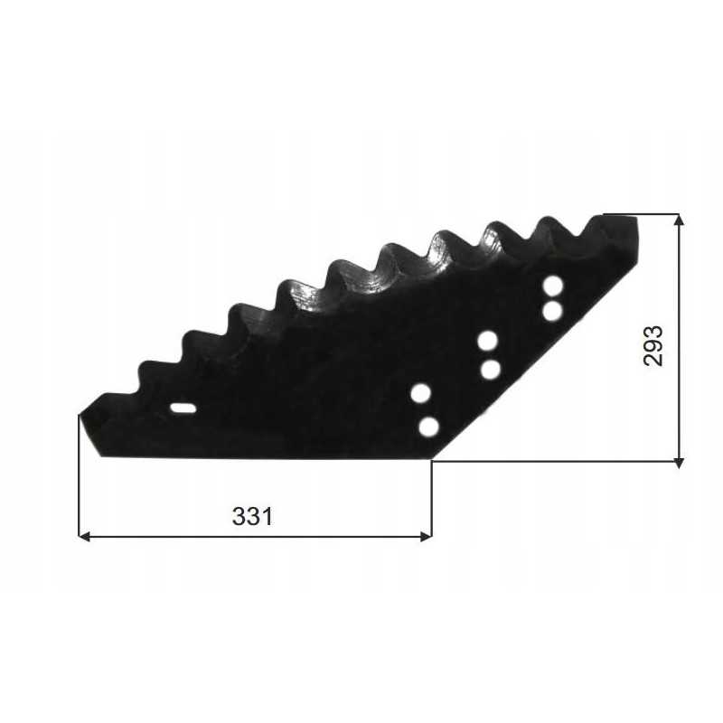 Storti pašarų vagono peilis 168000401 storti frasto wal