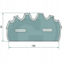 Himel siloso pjovimo peilis 5mm