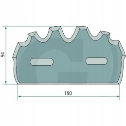 Himel siloso pjovimo peilis 5mm