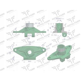 Laistytojo korpusas rf 20908101 rf 20908106 karališkasis ūkis