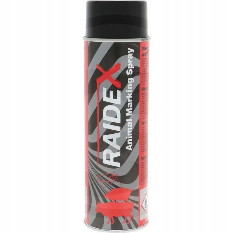 Raudonas purškalas, skirtas ūkinių gyvūnų žymėjimui