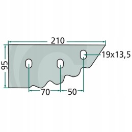 Granito padavimo vagono peiliai 5mm