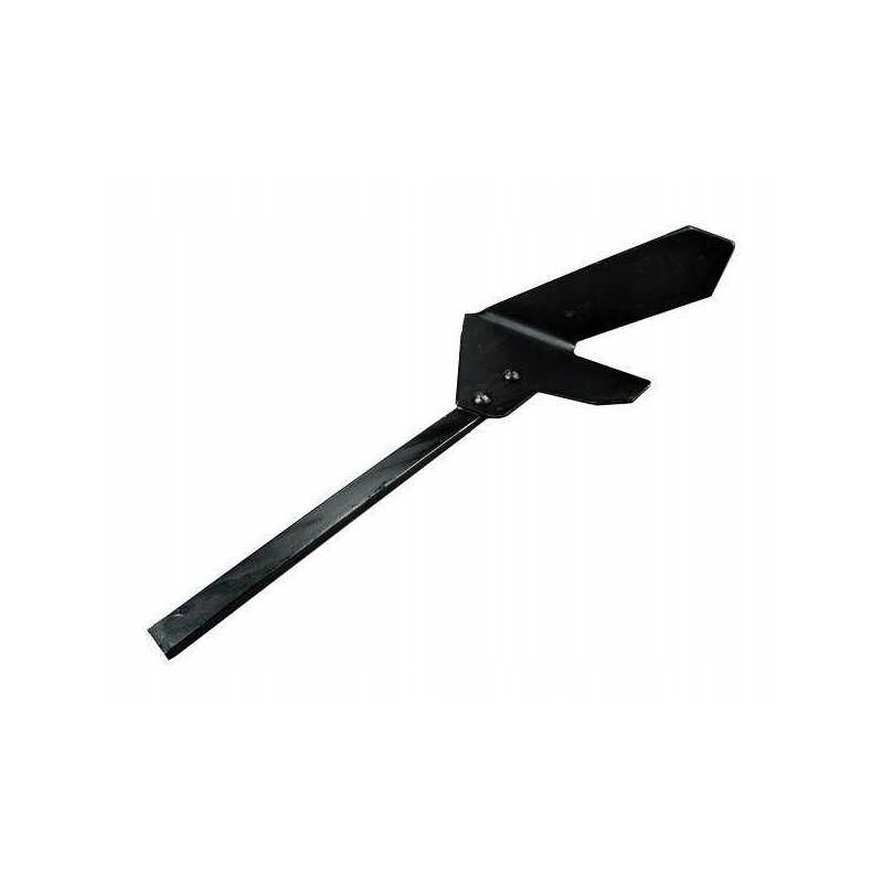 Kairysis kampinis ravėjimo peilis su 140 mm rankena