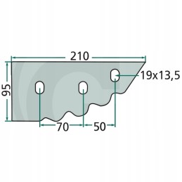 Granito padavimo vagono peiliai 5mm