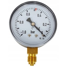 Vakuuminis matuoklis mažas q63 mm sriegis 1 4