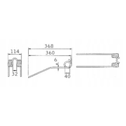 Fortschritt grėblio noragas