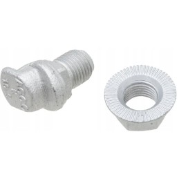 Varžto geležtė su veržle