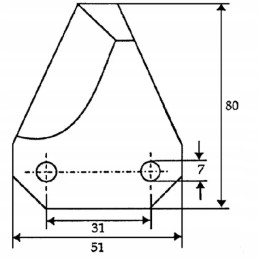 Fm18157 sgariboldi pašarų vagono ašmenys
