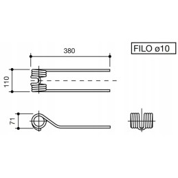 Morra grėblio pirštas