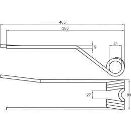 LD grėblio noragai tinka Deutz Fahr
