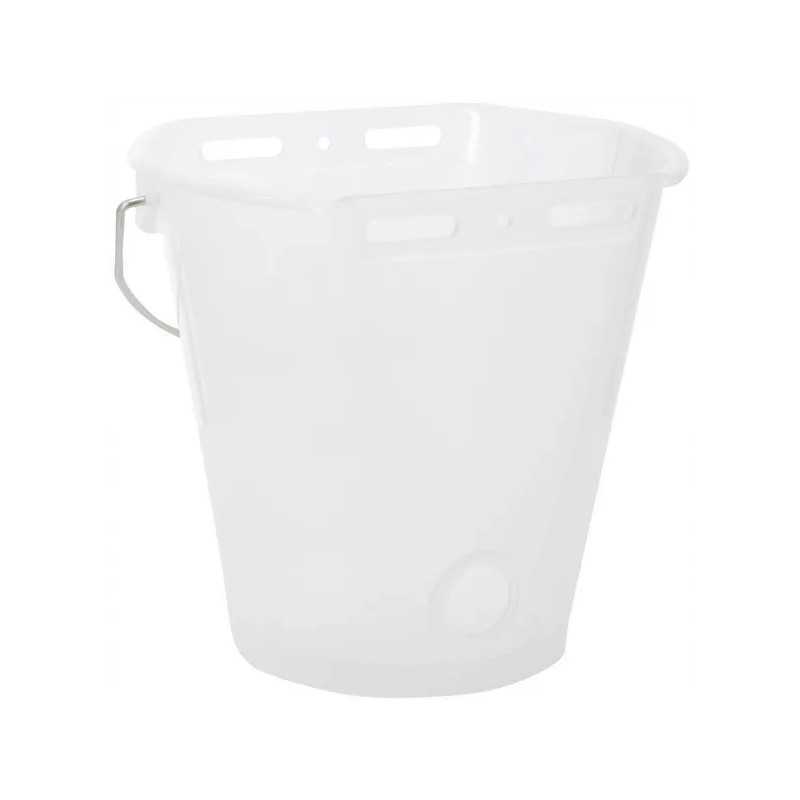 Maitinimo kibiras, baltas, skaidrus, 8 l