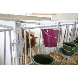 Mėlynių maitinimo kibiras, skaidrus, pagamintas iš odos