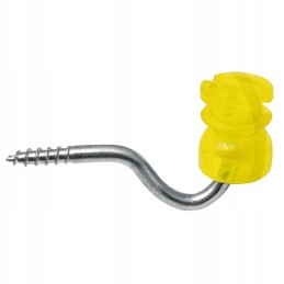 Žiedinis izoliatorius, skaidrus, geltonas, pagamintas iš polipropileno