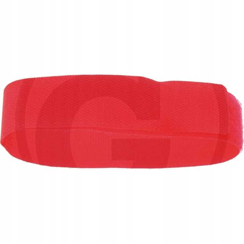 Raudona identifikavimo juosta 40mmx35cm