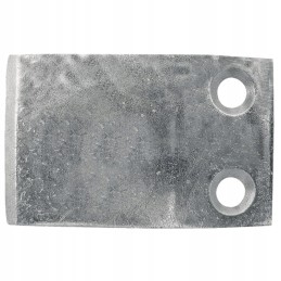 Slėgio plokštė peiliui, 2 skylės, 110 tipo