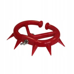 Horizontinis snukis veršeliams nujunkyti, raudonas pu