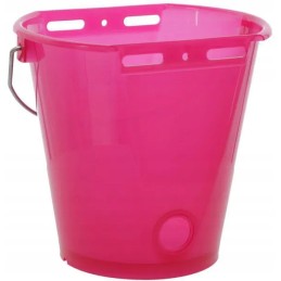 Maitinimo kibiras, rožinis, skaidrus, 8 l