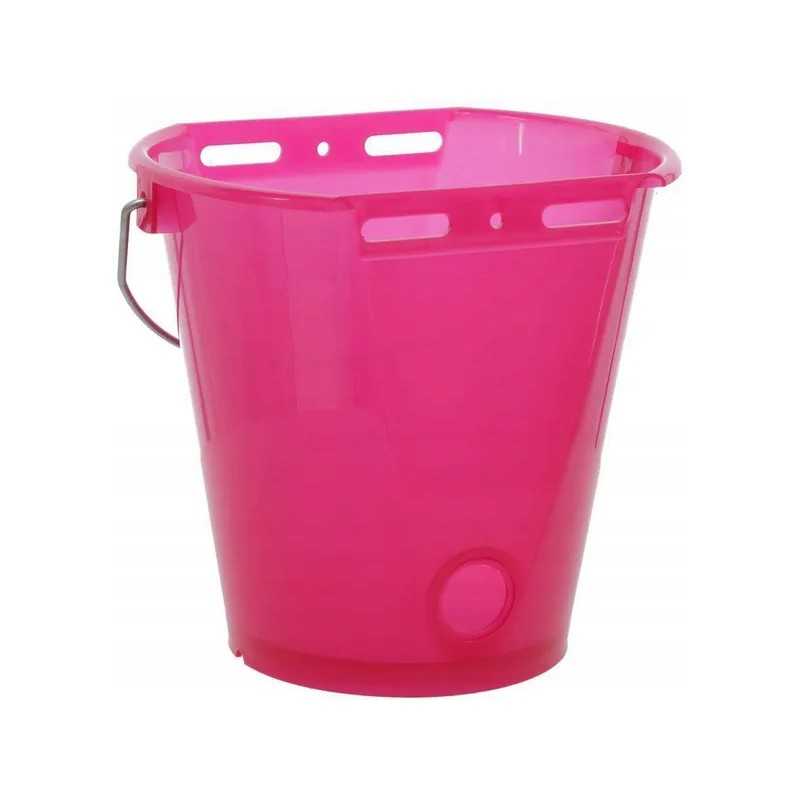 Maitinimo kibiras, rožinis, skaidrus, 8 l