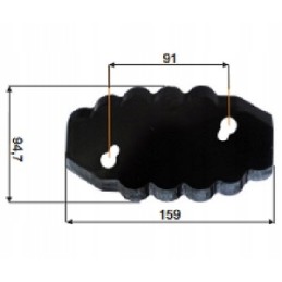 Dešinysis peilis Storti pašarų vagonui 16800058 90058