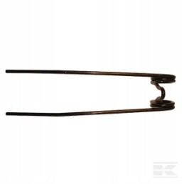 Pirštas nušluoja krampą