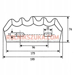 Marmix FM13114 pašarų vagono ašmenys