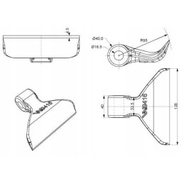 Plaktukas mulčeris skirtas naudoti su Berti Samas