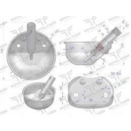 Nerūdijančio plieno dubenėlis paršeliams