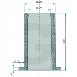 Suevia termo vamzdis 800mm