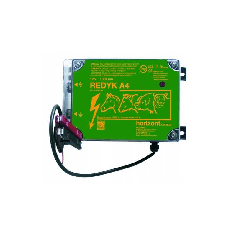 Elektrifikatorius piemuo redyk a4 12v baterija 3j