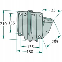 Suevia laistytuvas, modelis 46 nerūdijantis plienas 3 4