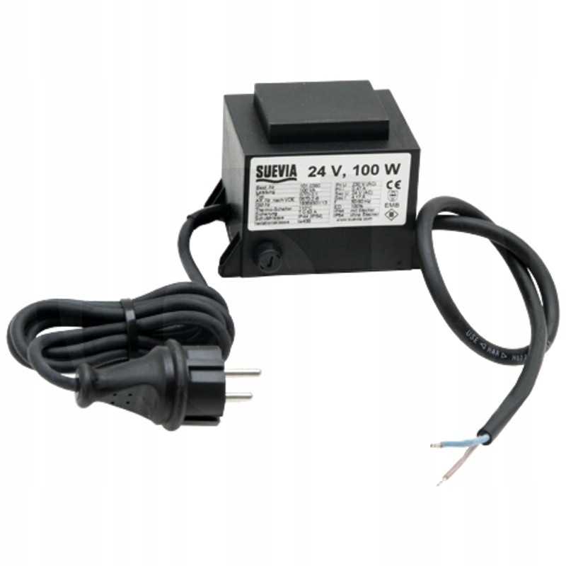 Suevia transformatorius 100w 230 24v 1 laistytuvui